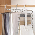 5 in 1 Stainless Steel Foldable Hanger for Clothes Hanging