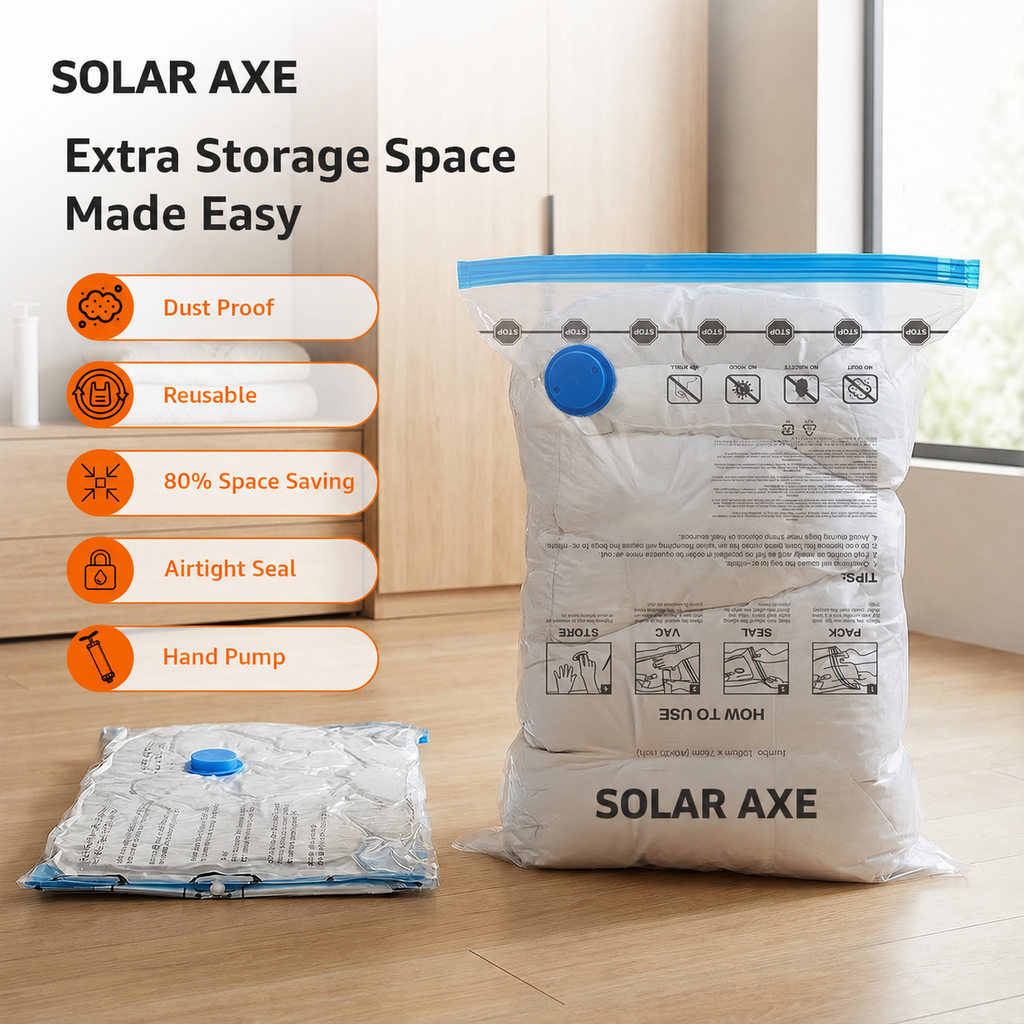 Vacuum Storage Compression Ziplock Bags