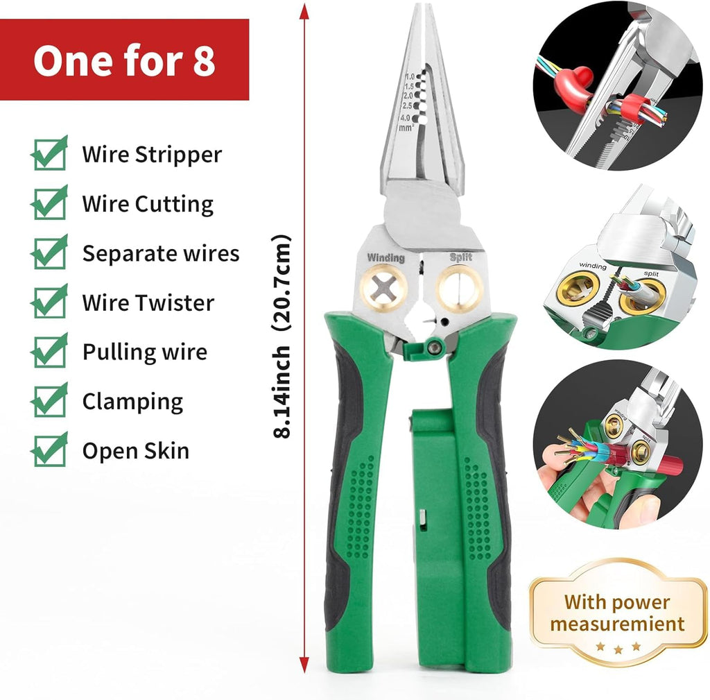 Special Wire Stripper Twister with Electricity Measurement Function