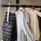 5 in 1 Stainless Steel Foldable Hanger for Clothes Hanging