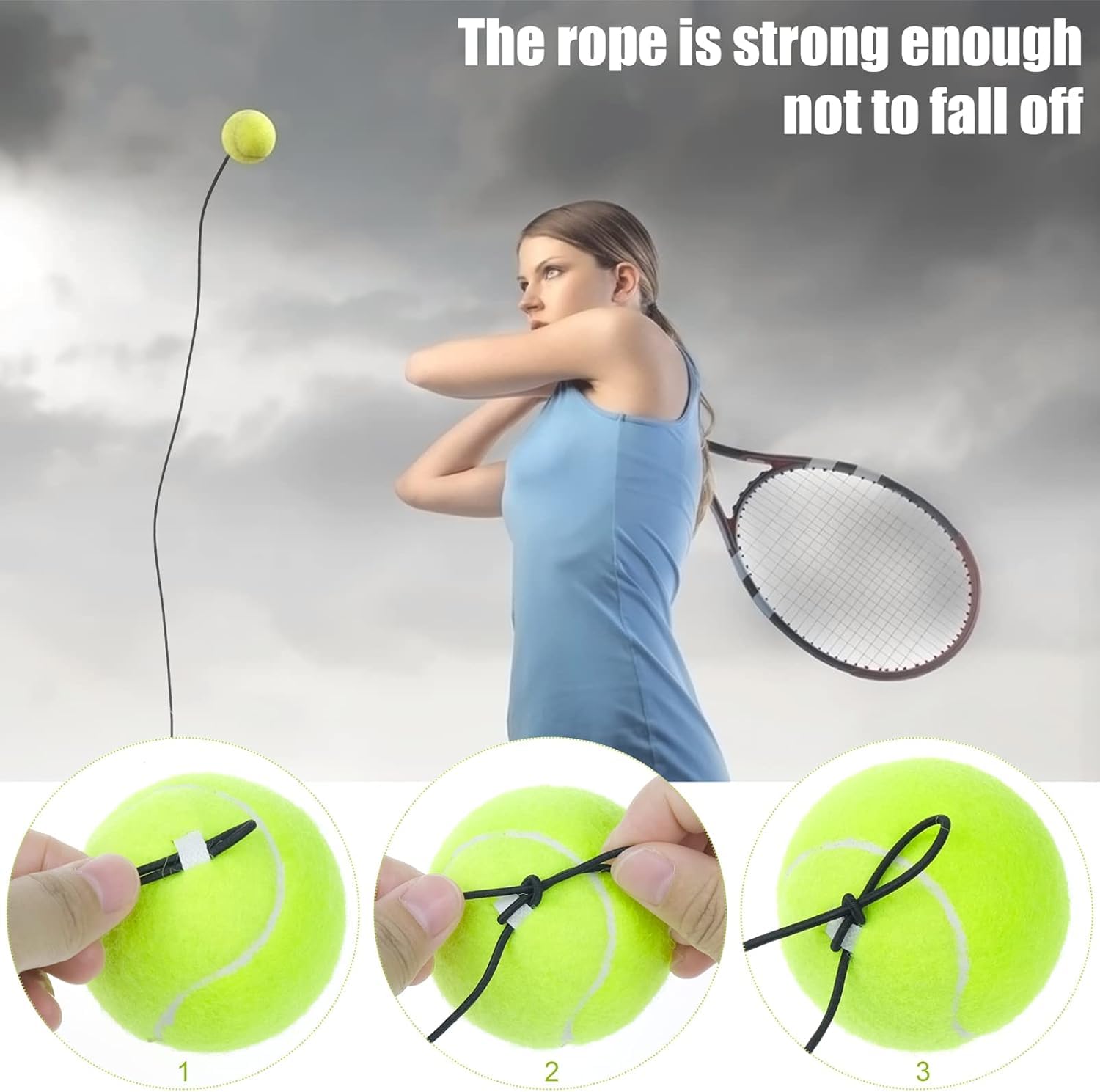 Tennis Trainer Device, Solo Tennis Training Equipment