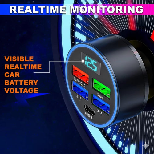 4-in-1 Fast Charging Car Charger (SA-28)