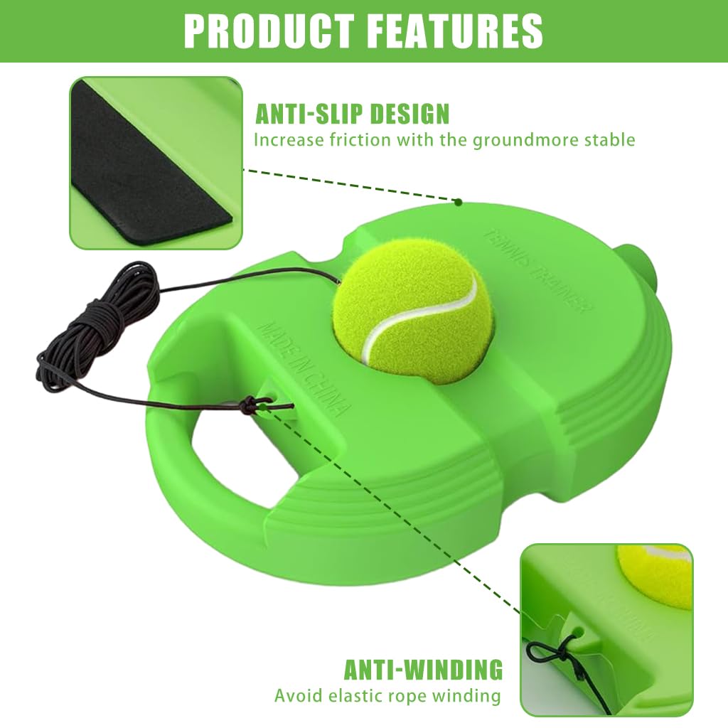 Tennis Trainer Device, Solo Tennis Training Equipment