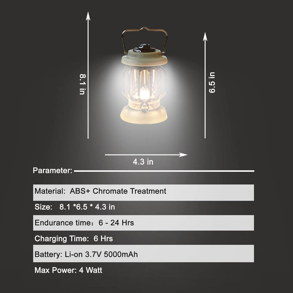 Rechargeable Solar Emergency Light Lantern
