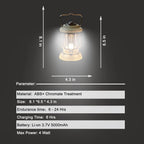 Rechargeable Solar Emergency Light Lantern