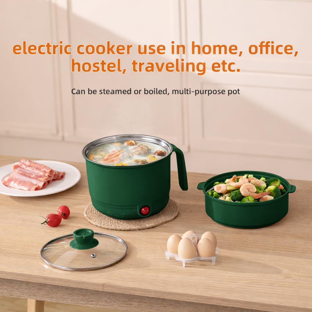 Electric Multi Cook pot with Steamer