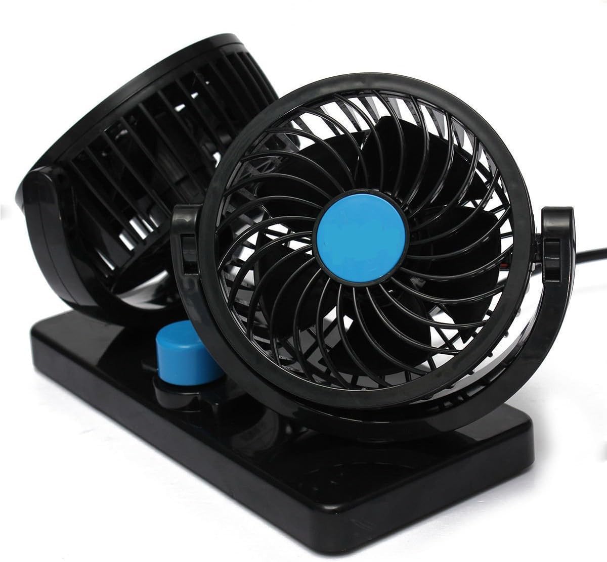 Double Head Cooling Electric Fan