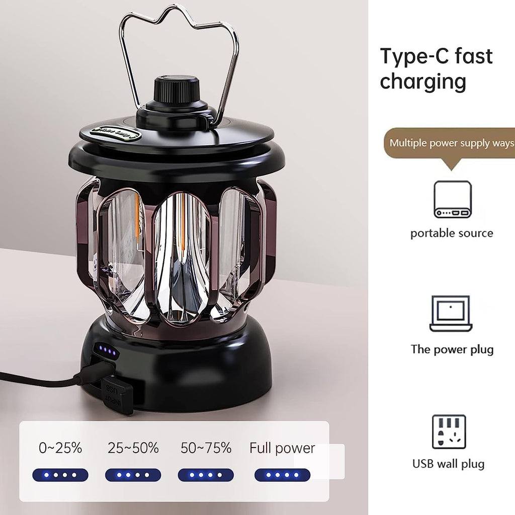 Rechargeable Solar Emergency Light Lantern