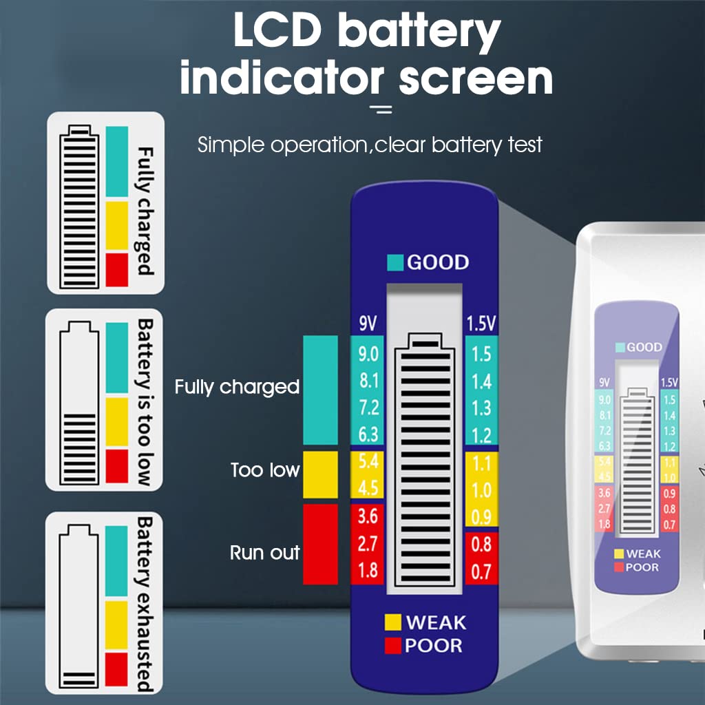 Universal Digital Battery Checker Device