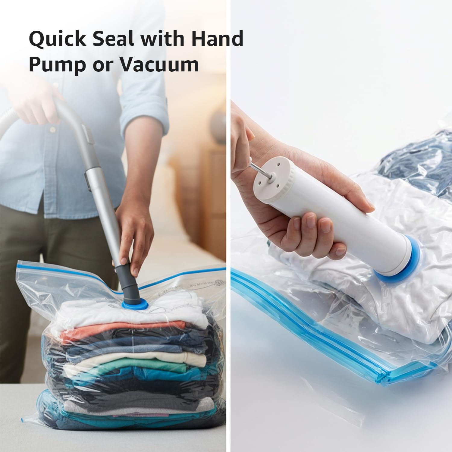 Vacuum Storage Compression Ziplock Bags