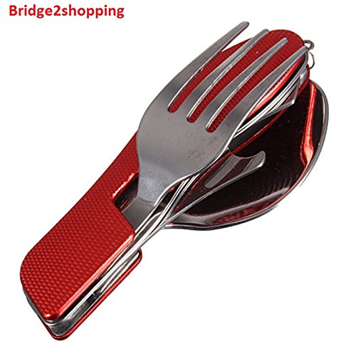 Multi-Function Foldable Fork Spoon Set