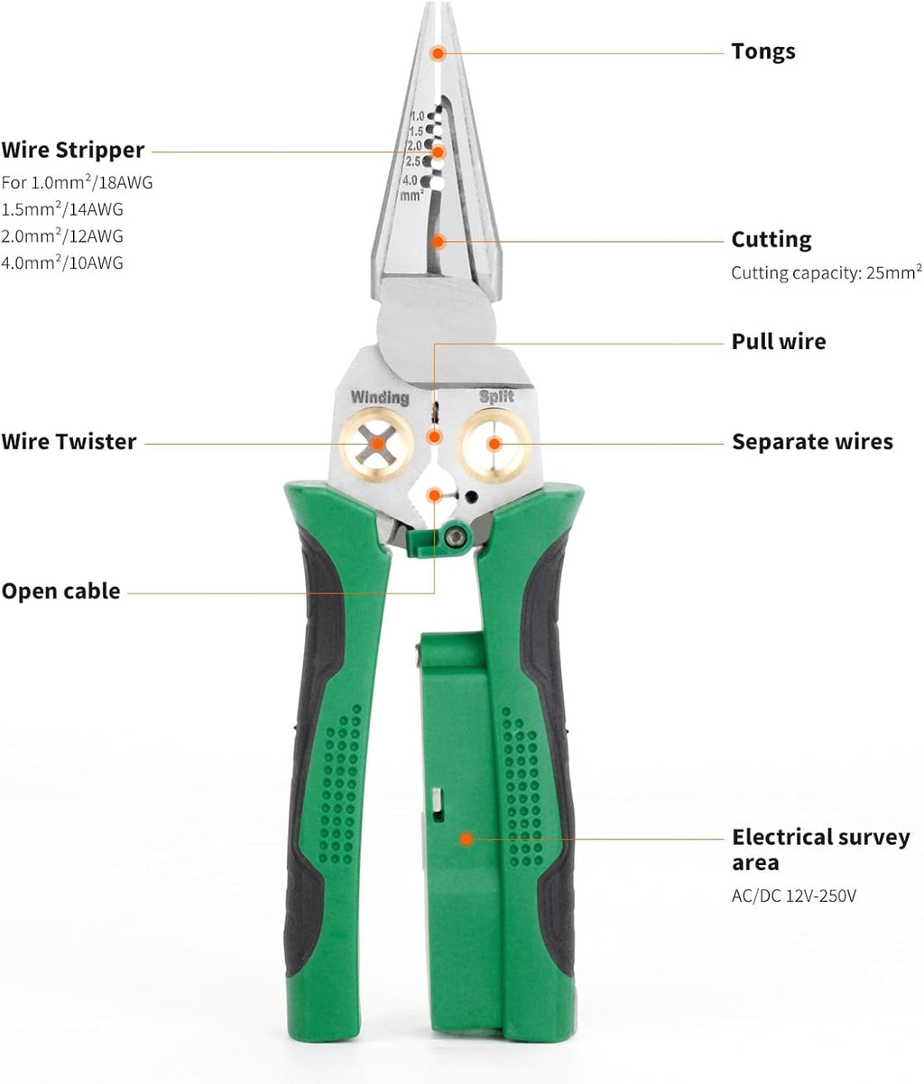 Special Wire Stripper Twister with Electricity Measurement Function