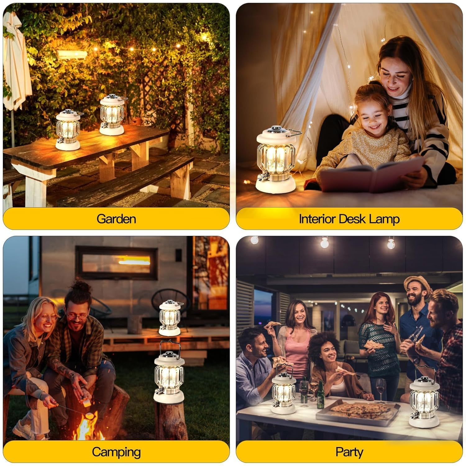 Rechargeable Solar Emergency Light Lantern