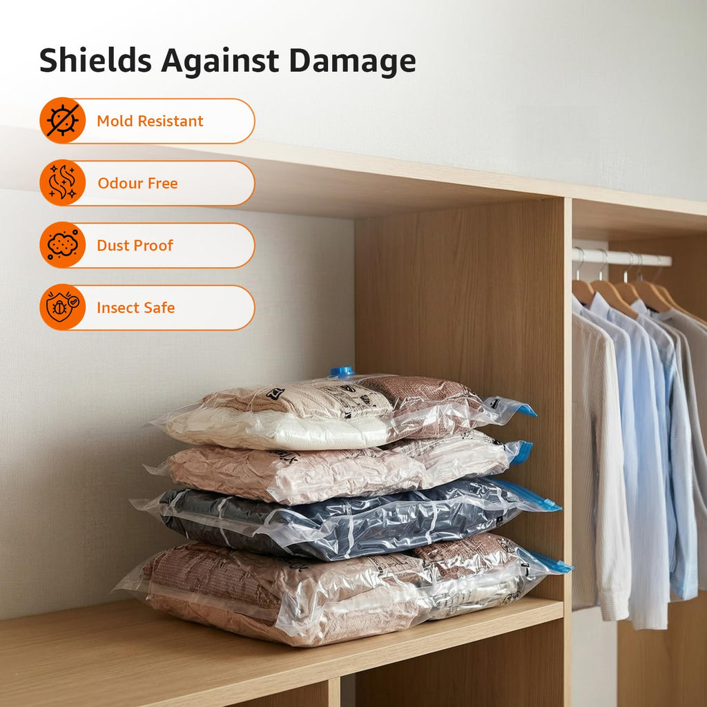 Vacuum Storage Compression Ziplock Bags