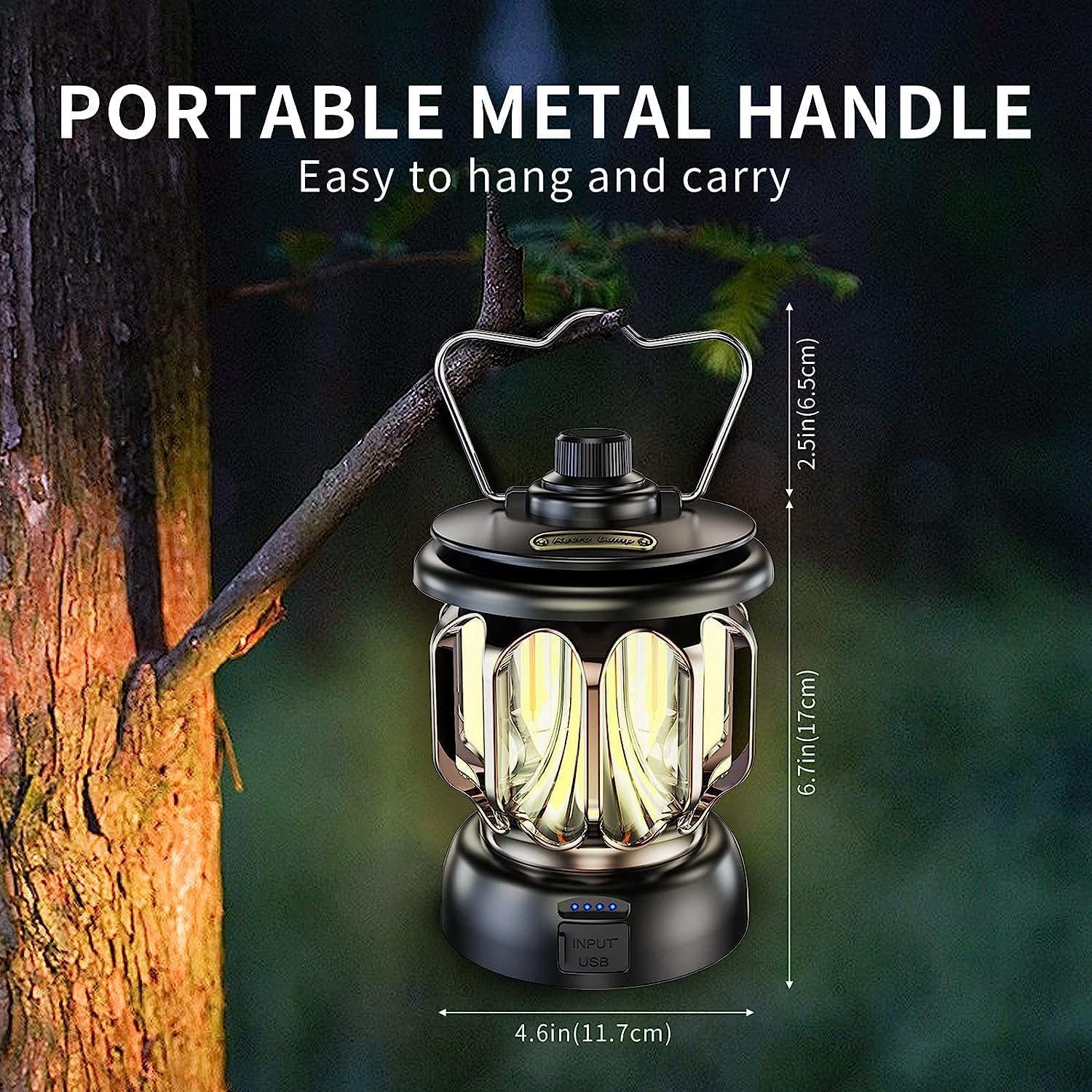 Rechargeable Solar Emergency Light Lantern