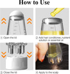 Hair Oil Applicator Comb, Smooth Root Comb Applicator Bottle