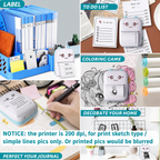 Mini Bluetooth Printer for Kids| Durable, Portable & Safe